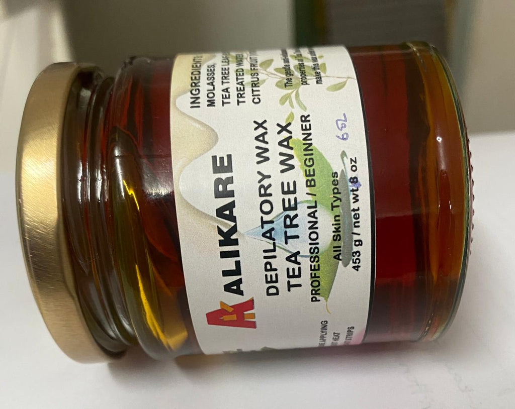 Alikare Hair Removal Wax - Tea Tree 8oz