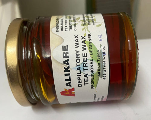 Alikare Hair Removal Wax - Tea Tree 8oz
