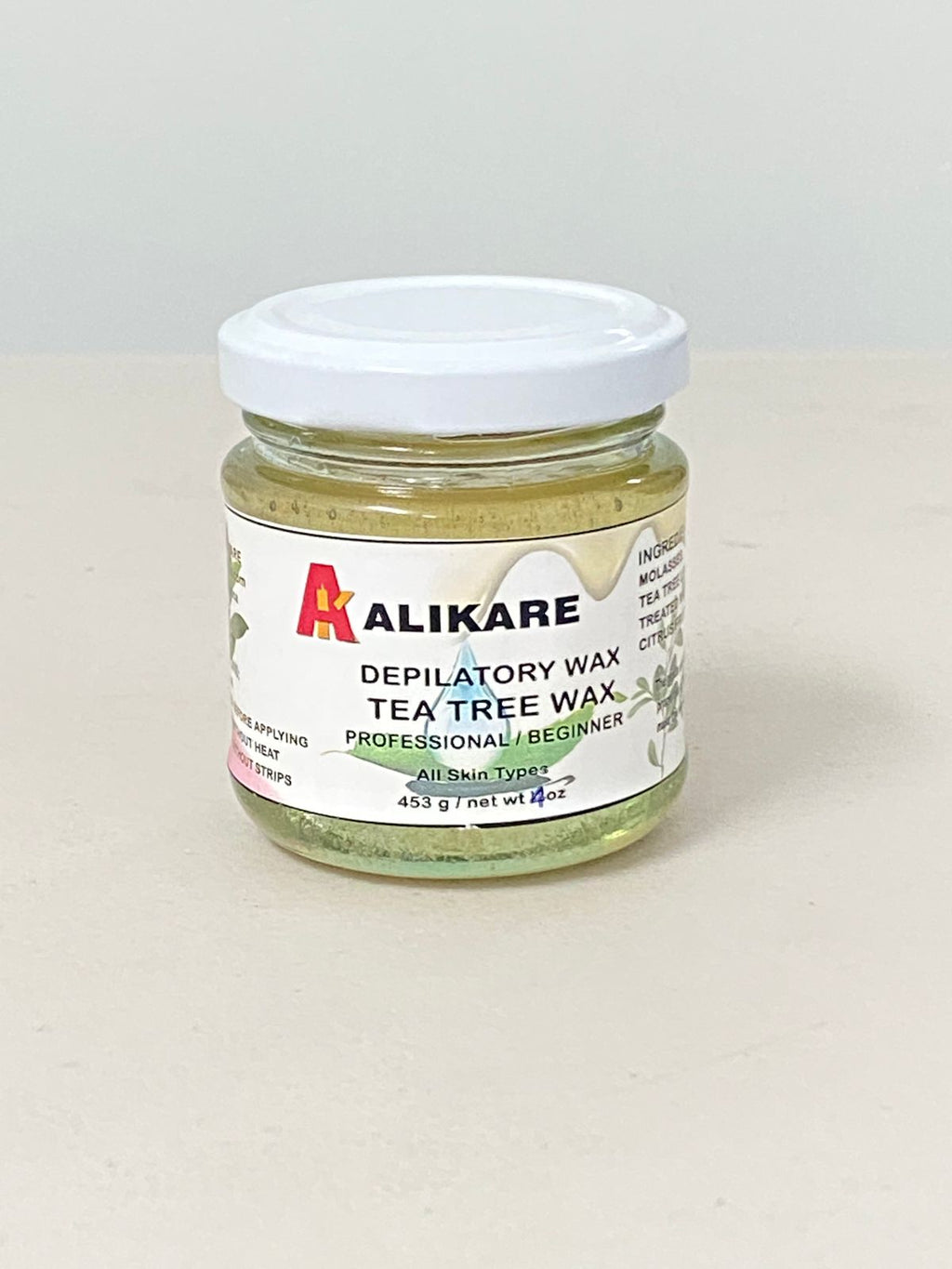 Alikare 4oz Tea Tree Wax for Hair Removal