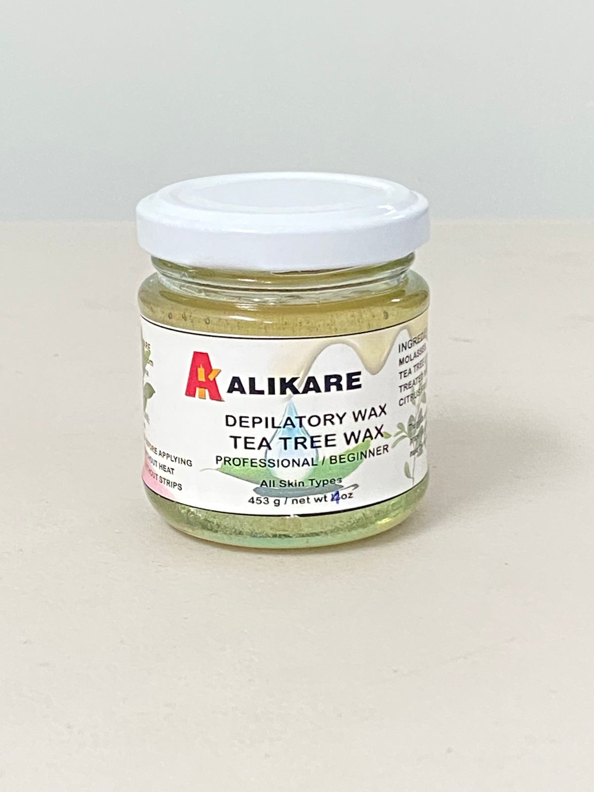 Alikare 4oz Tea Tree Wax for Hair Removal