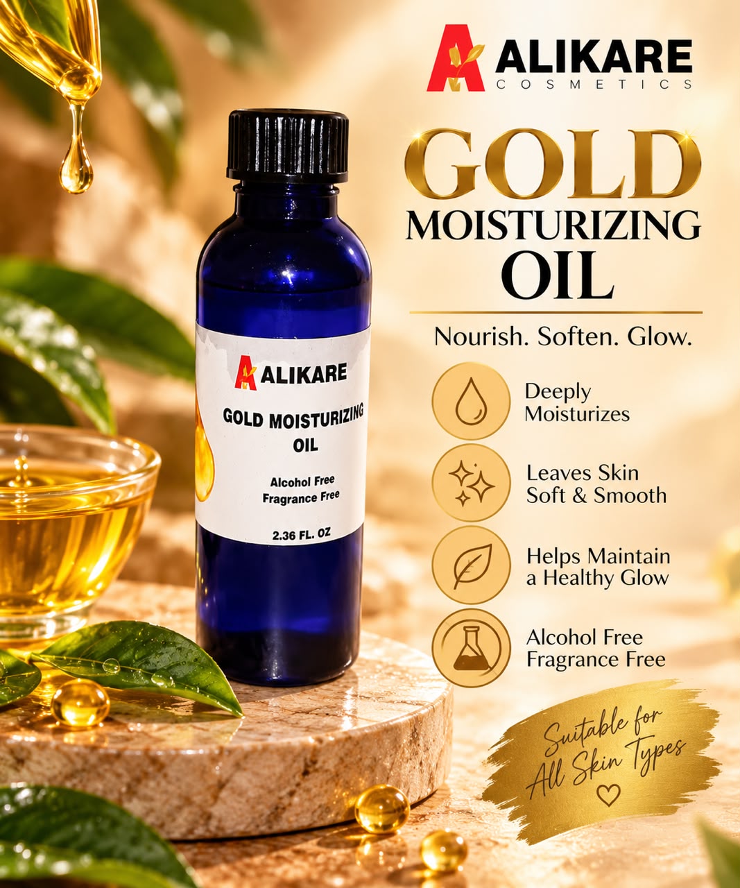 Alikare Gold Moisturizing Oil